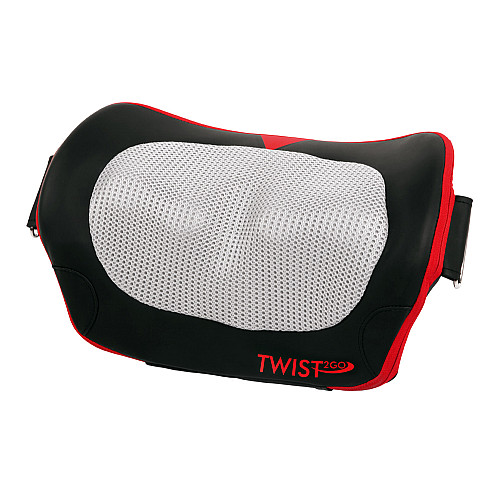 Комплект Массажна подушка Miniwell Twist 2Go + Ремені Straps Casada Чорний