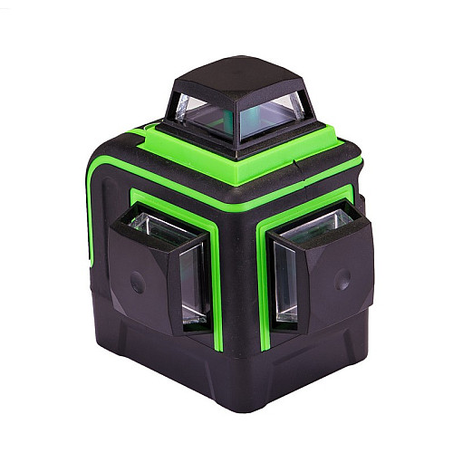 Рівень лазерний MASTERTOOL H360+2хV360 3 лазерні головки GREEN 0.2 мм/м 10 м Li-ion сумка 30-1913
