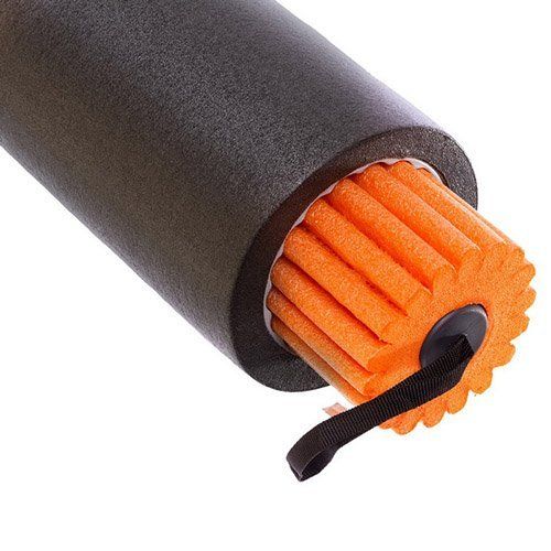 Роллер масажний FI-0271 FDSO Чорно-оранжевий (33508062)