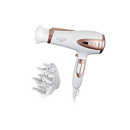 Фен для волос з іонізацією Adler AD 2248 ION 2200W Білий