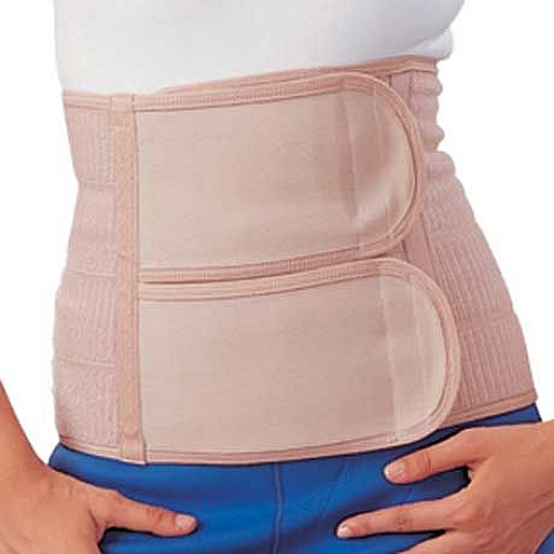 Післяопераційний бандаж з подвійною застібкою та 4-ма пластиковими ребрами жорсткості Ortop EB-539 S/M