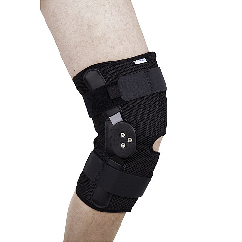 Бандаж на коліно зі спеціальними шарнірами для регулювання кута згинання Ortop ЕS-797 XXL
