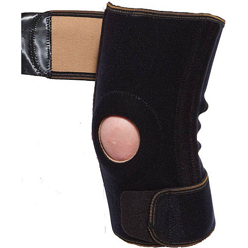 Роз'ємний наколінник з силіконовим кільцем та спіральними ребрами Ortop ES-7A66 Універсальний