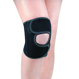 Короткий разъемный наколенник с спиральными ребрами Ortop ES-7A67 Универсальный