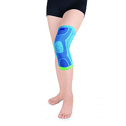 Еластичний підтримуючий наколінник з 3D в'язкою та бічними підсилювачами Ortop FS-776 L