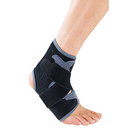 Роз'ємний бандаж на гомілковостопний суглоб з силіконовими вставками Ortop ES-964 Універсальний