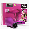 Фен для укладки волос з насадками DSP 30087 Рожевий