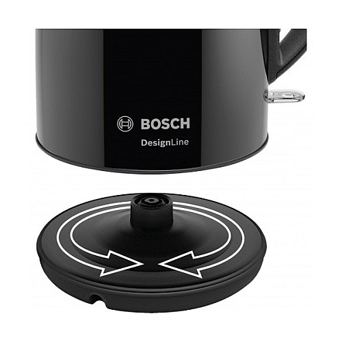 Електрочайник Bosch TWK3P423 2400 Вт Чорний