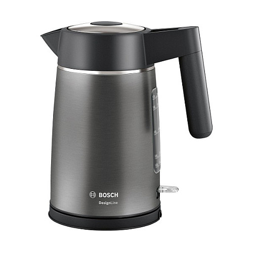 Електрочайник Bosch TWK5P475 2400 Вт Нержавіюча сталь/Чорний