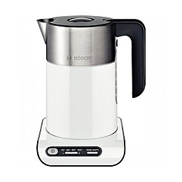 Електрочайник Bosch TWK8611 P 2400 Вт Білий/Нержавіюча сталь