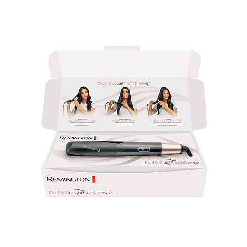 Стайлер (утюжок/плойка для волос) Remington Curl & Straight Confidence S6606