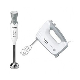 Міксер Bosch MFQ36460 Білий/Сірий 450 Вт