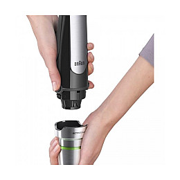 Погружной блендер Braun MultiQuick 7 MQ 7045X 850 Вт Черный/Серебристый