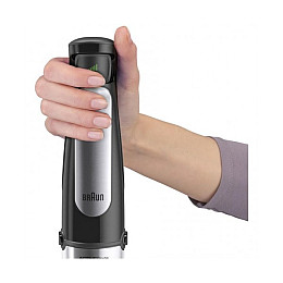 Погружной блендер Braun MultiQuick 7 MQ 7045X 850 Вт Черный/Серебристый