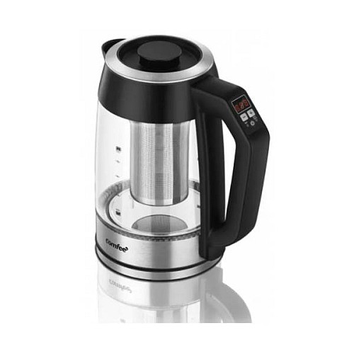 Електрочайник Midea MK-17G01B 2200 Вт Нержавіюча сталь/Чорний