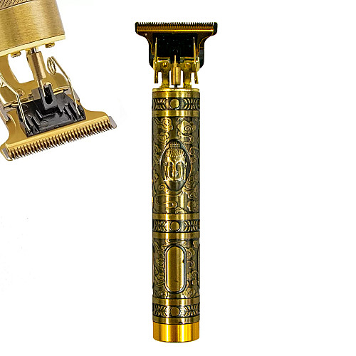 Машинка триммер для стрижки волос бороды Clipper Hair Бронзовый (hub_7pqpaj)