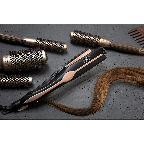 Плойка випрямляч утюжок для волосся інфрачервоний Adler AD-2318 Чорний