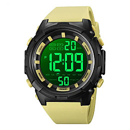 Наручные мужские часы Skmei 1845 Yellow (12378-hbr)