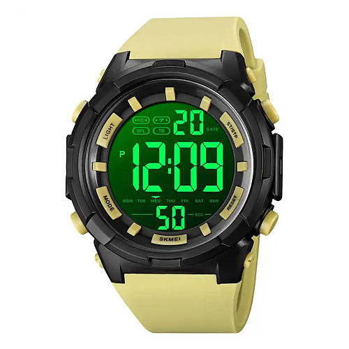 Наручные мужские часы Skmei 1845 Yellow (12378-hbr)