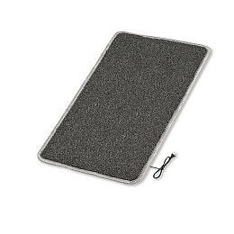 Коврик з підігрівом та термоізоляцією Теплик Стандарт 100×200 см Темно-сірий