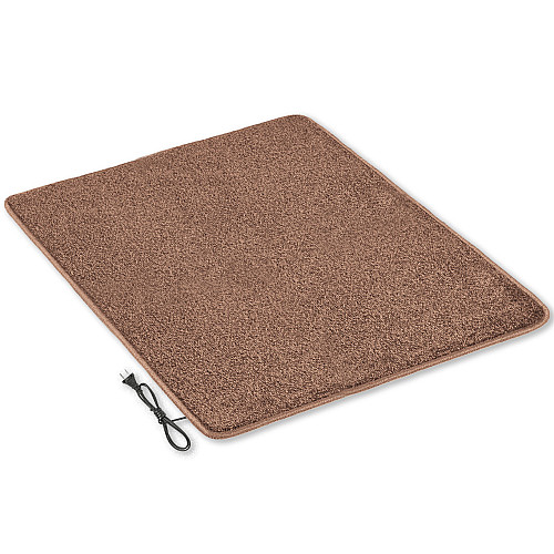 Коврик з підігрівом та термоізоляцією Теплик Комфорт 100×100 см Коричневий