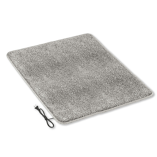 Коврик з підігрівом та термоізоляцією Теплик Комфорт 100×100 см Темно-сірий