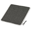 Коврик з підігрівом і термоізоляцією Теплик Стандарт 100×100 см Темно-сірий