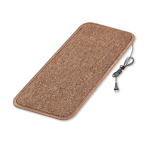 Коврик з підігрівом термоізоляцією та вимикачем Теплик Стандарт 50×100 см Бежевий