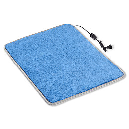 Коврик з підігрівом термоізоляцією та регулятором Теплик Комфорт 50×80 см Синій