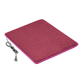 Коврик з підігрівом термоізоляцією та вимикачем Теплик Комфорт 50×80 см Темно-рожевий