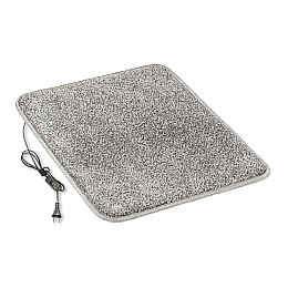 Коврик з підігрівом термоізоляцією та вимикачем Теплик Комфорт 50×80 см Темно-сірий