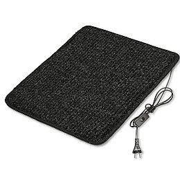 Коврик з підігрівом термоізоляцією та вимикачем Теплик Стандарт 50×80 см Чорний