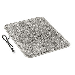 Коврик з підігрівом та термоізоляцією Теплик Комфорт 50×80 см Темно-сірий