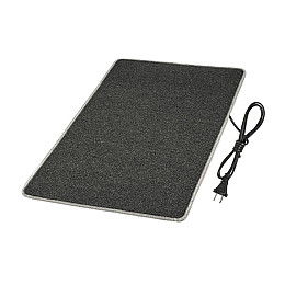 Коврик з підігрівом та термоізоляцією Теплик Стандарт 50×80 см Темно-сірий