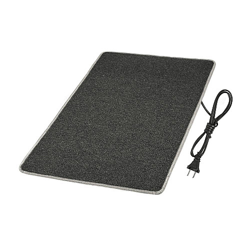 Коврик з підігрівом та термоізоляцією Теплик Стандарт 50×80 см Темно-сірий