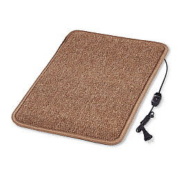 Коврик з підігрівом термоізоляцією та регулятором Теплик Стандарт 50×60 см Бежевий