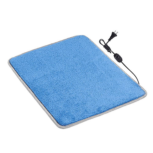 Коврик з підігрівом термоізоляцією та регулятором Теплик Комфорт 50×40 см Синій