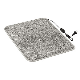 Коврик з підігрівом термоізоляцією та регулятором Теплик Комфорт 50×40 см Темно-сірий