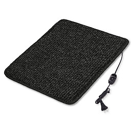 Коврик з підігрівом термоізоляцією та регулятором Теплик Стандарт 50×40 см Чорний