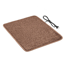 Коврик з підігрівом та термоізоляцією Теплик Комфорт 50×40 см Коричневий