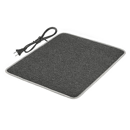 Коврик з підігрівом і термоізоляцією Теплик Стандарт 50×40 см Темно-сірий