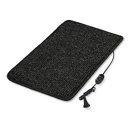 Коврик з підігрівом термоізоляцією та регулятором Теплик Стандарт 50×30 см Чорний