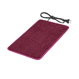 Коврик з підігрівом та термоізоляцією Теплик Комфорт 50×30 см Темно-рожевий