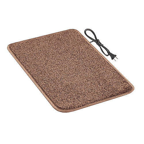 Коврик з підігрівом та термоізоляцією Теплик Комфорт 50×30 см Коричневий