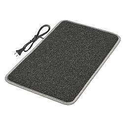 Коврик з підігрівом та термоізоляцією Теплик Стандарт 50x30 см Темно-сірий