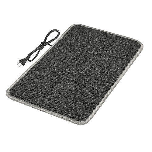 Коврик з підігрівом та термоізоляцією Теплик Стандарт 50x30 см Темно-сірий