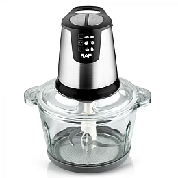 Блендер-чоппер RAF R.7009B 2L 800W Сірий-Чорний (3_03914)