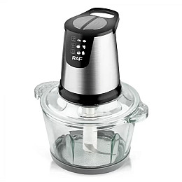 Блендер-чоппер RAF R.7009B 2L 800W Сірий-Чорний (3_03914)