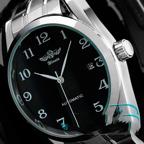 Годинники чоловічі Winner Handsome Silver