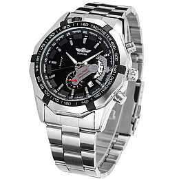 Годинники чоловічі Winner Titanium TM340 Silver